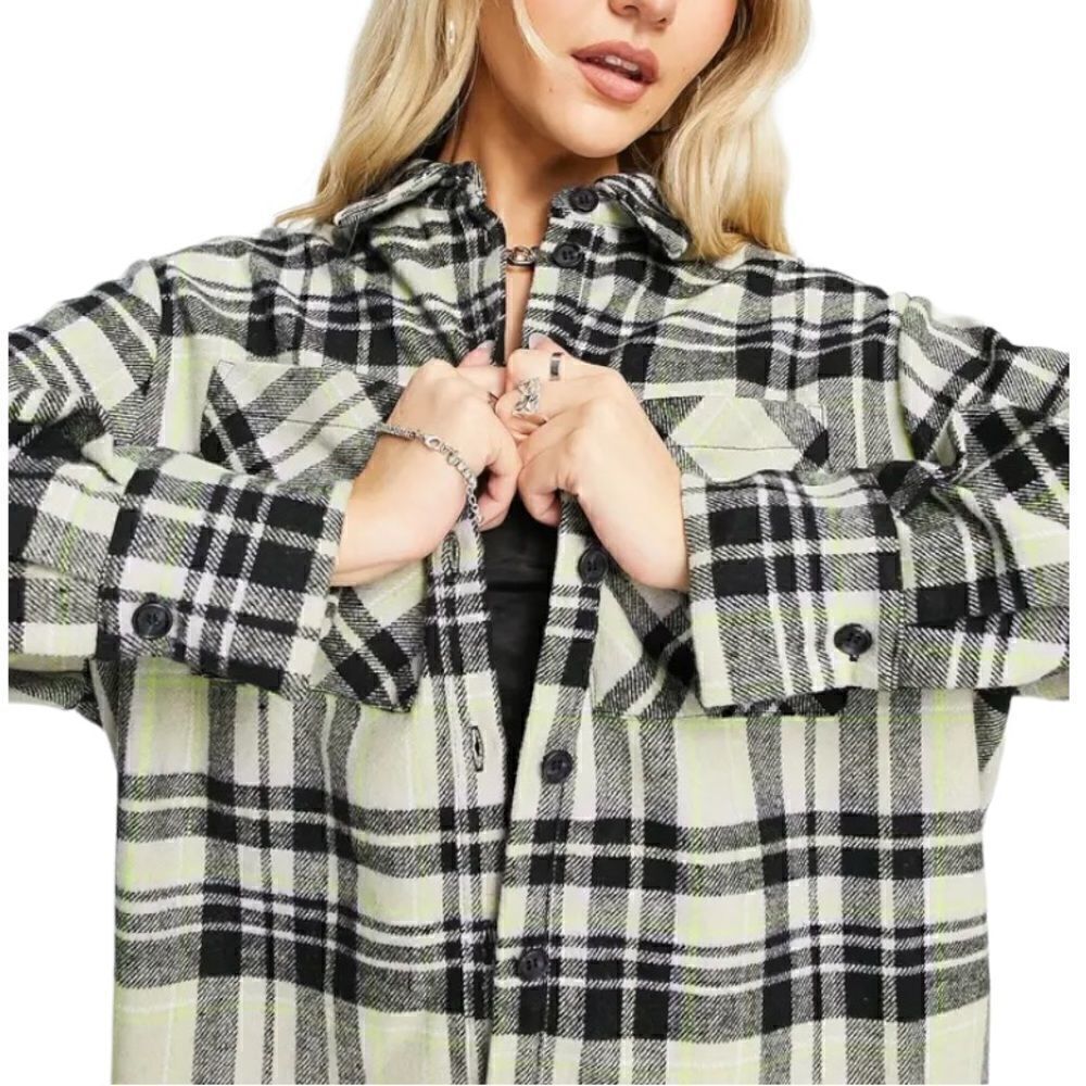 TOPSHOP Women's Oversize Button-Up Shirt in the Size UK Medium/USA 8-10 - Picture 4 of 7